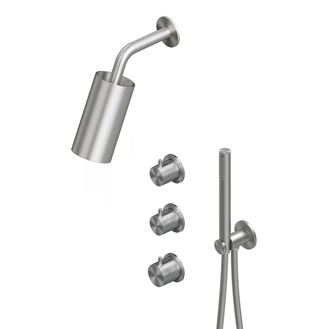 콰드로 2 WAY THERMOSTATIC(자동온도조절) 1249AS 매립샤워세트 SET3 이미지