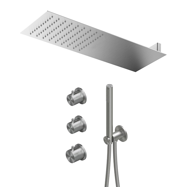 콰드로 2 WAY THERMOSTATIC(자동온도조절) 1249AS 매립샤워세트 SET4 이미지