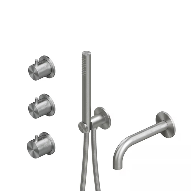콰드로 2 WAY THERMOSTATIC(자동온도조절) 1249AS 매립욕조수전세트 SET2 이미지