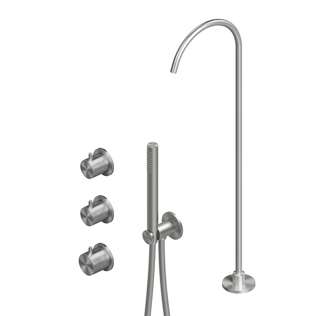 콰드로 2 WAY THERMOSTATIC(자동온도조절) 1249AS 매립욕조수전세트 SET1 이미지