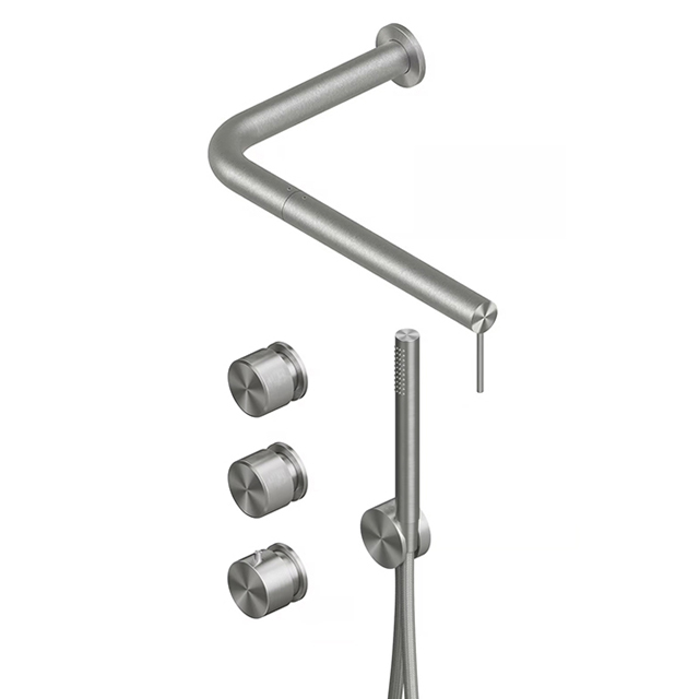 콰드로 2 WAY THERMOSTATIC(자동온도조절) 1649AS 매립샤워세트 SET2 이미지