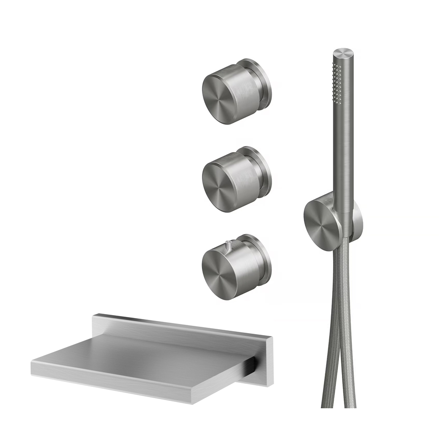 콰드로 2 WAY THERMOSTATIC(자동온도조절) 1649AS 매립욕조수전세트 SET3 이미지