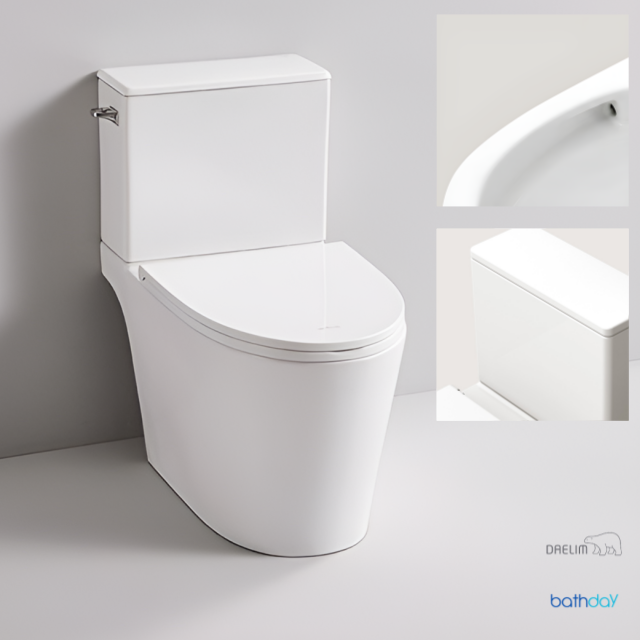 대림바스 아르노 스퀘어 림리스 투피스양변기_정품 부속 모두 포함 이미지